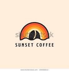 Sunset Coffee Shop Logo