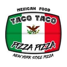 Taco Taco Pizza Pizza Logo