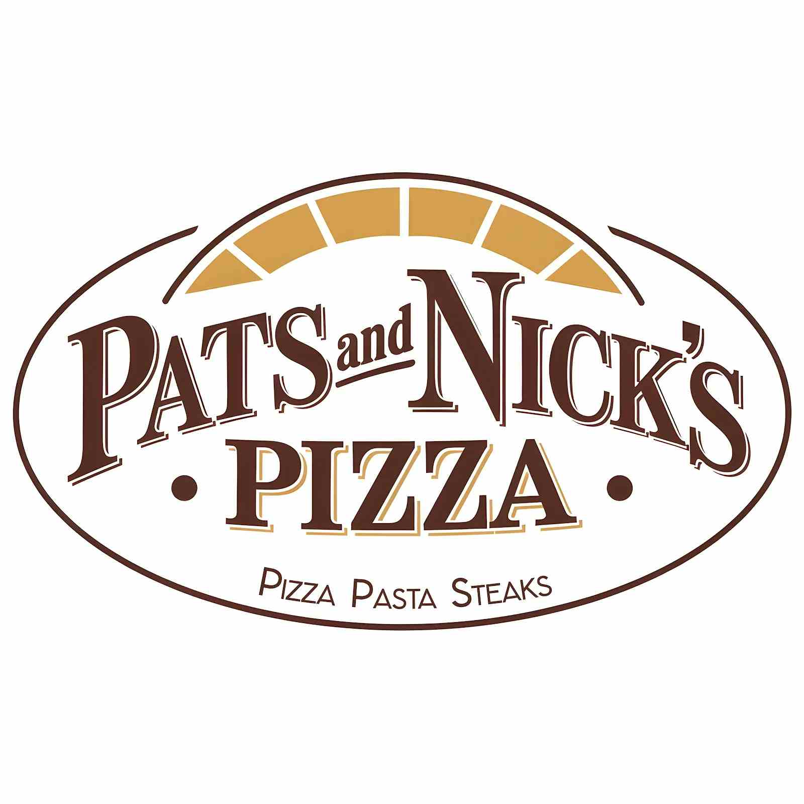 Pat's and Nick's Pizza logo