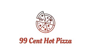 99 Cent Hot Pizza Logo