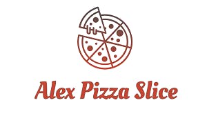 Alex Pizza Slice Logo