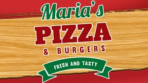 Maria's Pizza & Burgers Logo