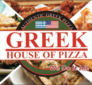 Greek House of Pizza logo