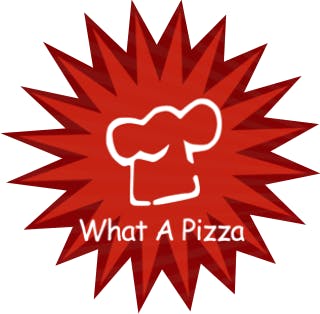What A Pizza Logo