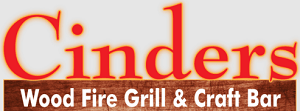 Cinders Wood Fire Grill logo