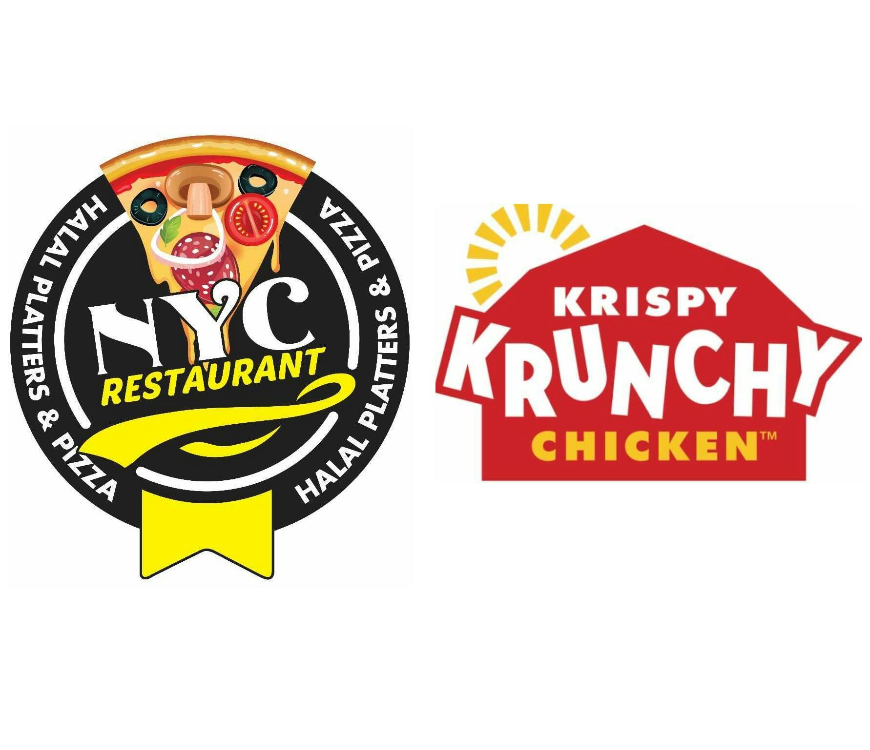 KKC & NYC Restaurant Halal Platters & Pizza Logo