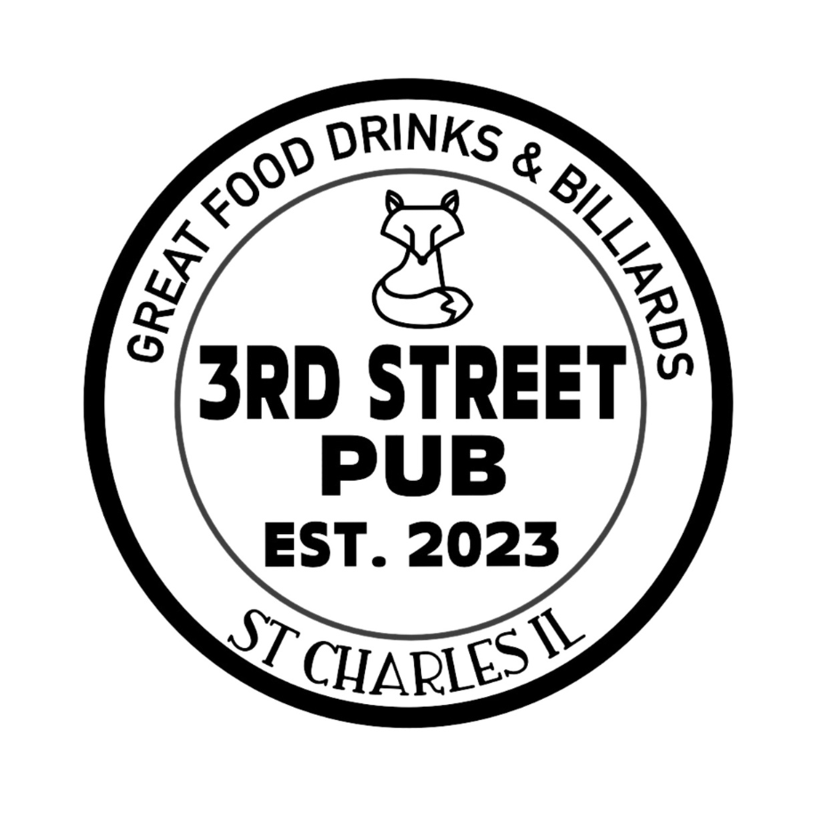 3RD STREET PUB featuring Billy Bricks logo