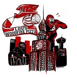 Lou's Woodfire Pizza Logo