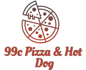 99¢ Pizza & Hot Dog Logo