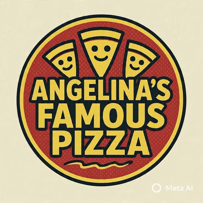Angelina's Famous Pizza Logo