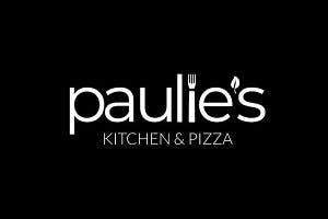 Paulie's Kitchen + Pizza Logo