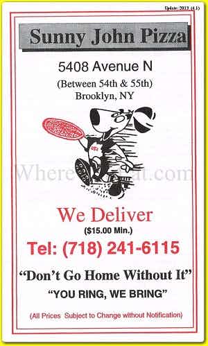 Sunny John Pizzeria logo