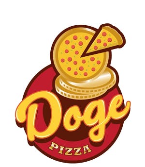 Doge Pizza Logo