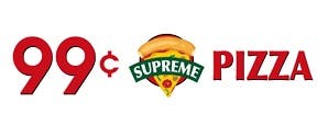 99 Cent Supreme Pizza Logo