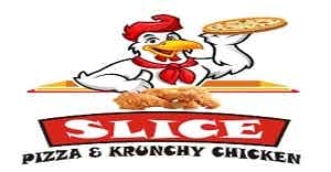 Slice Pizza & Krunchy Chicken logo