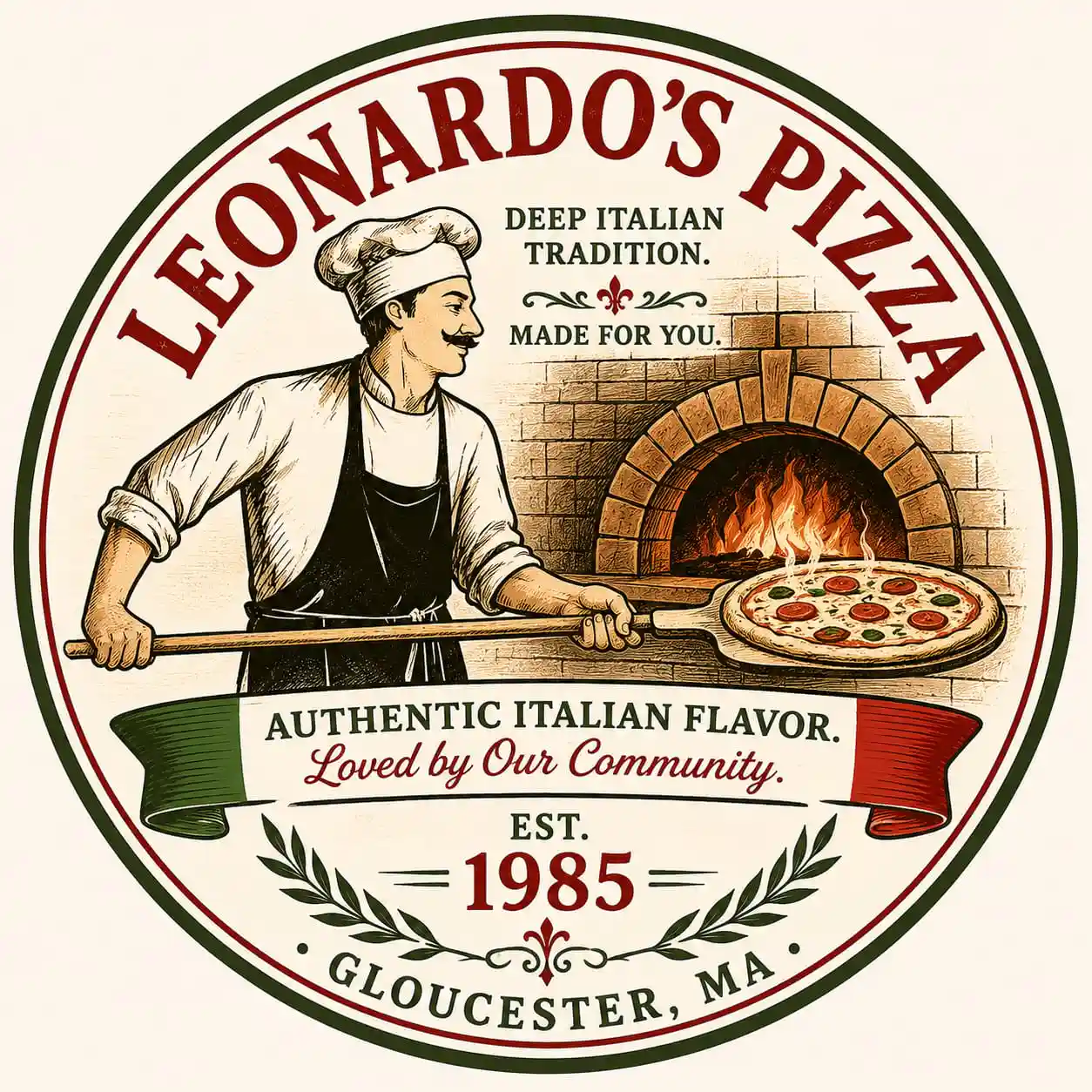Leonardo's Pizzeria logo