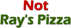 Not Ray's Pizza logo