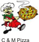 C & M Pizza logo