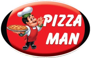 Pizza Man Restaurant Logo