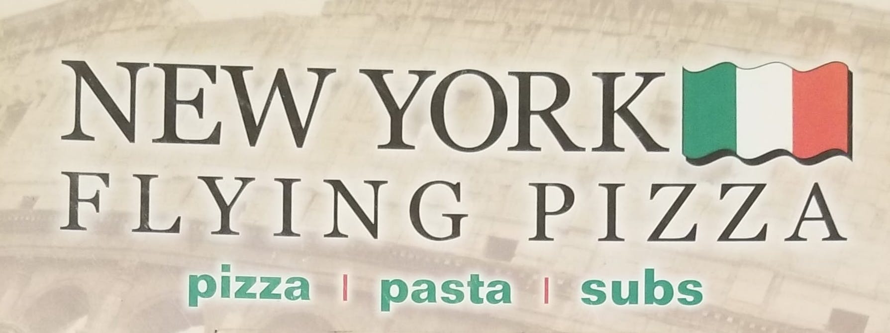 New York Flying Pizza Logo