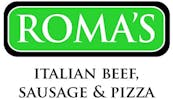 Roma's Italian Beef, Sausage & Pizza logo