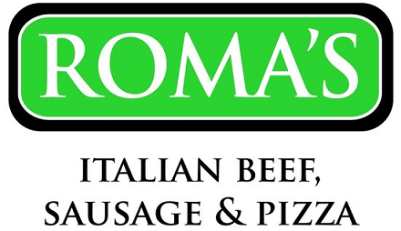 Roma's Italian Beef, Sausage & Pizza logo