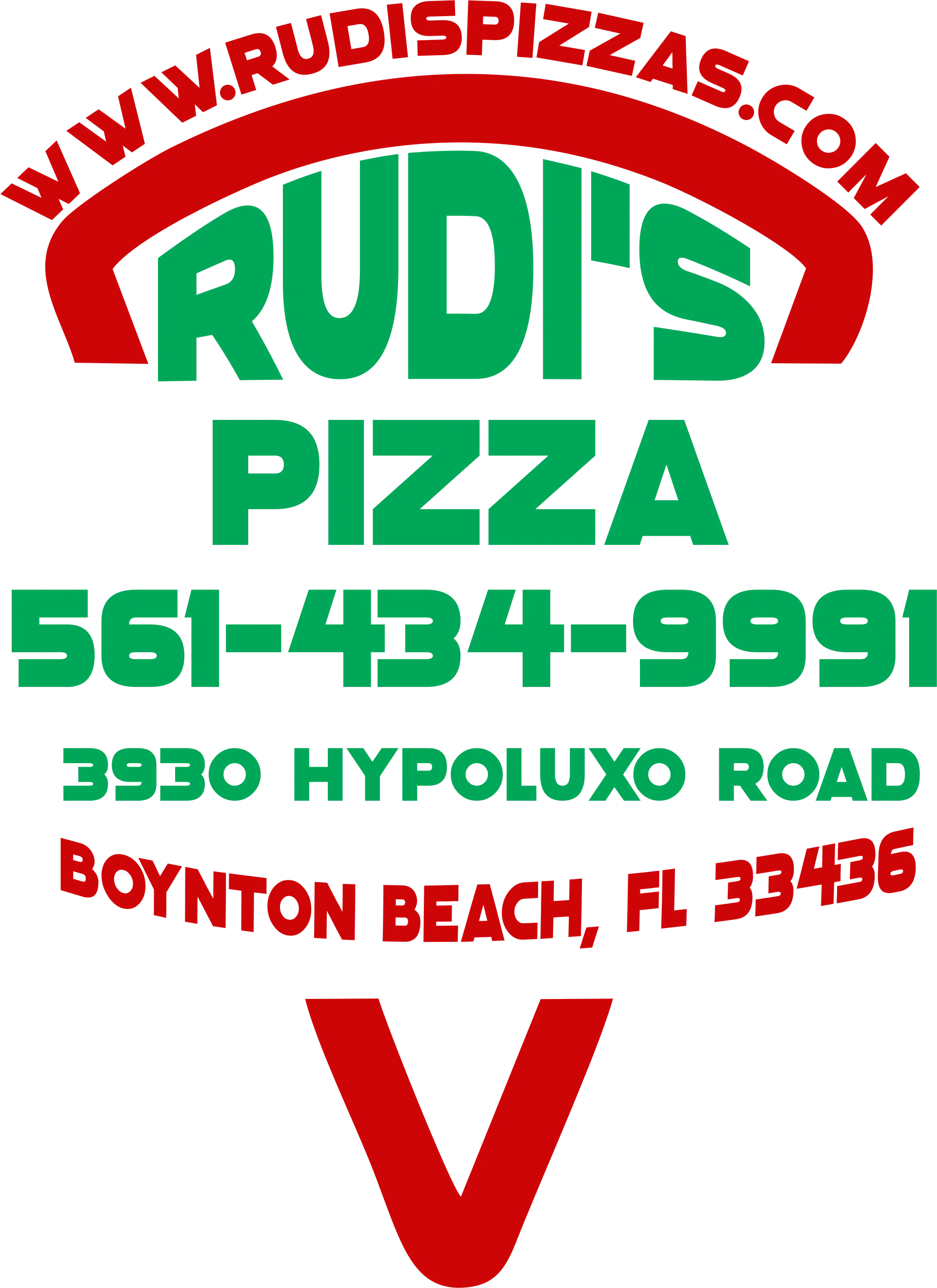 Rudi's Pizzas