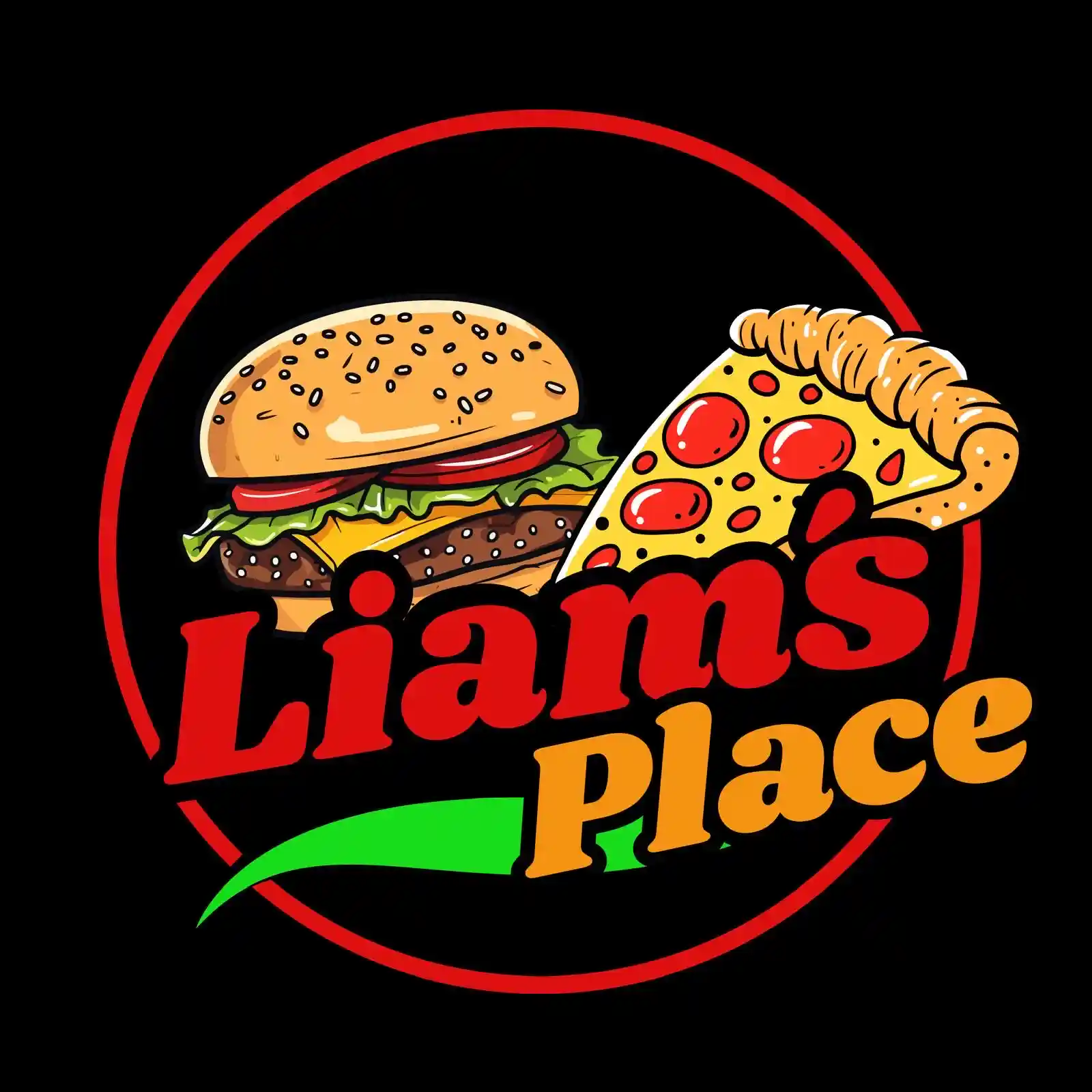 Liam's Place Burger & Pizza logo
