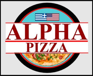 Alpha Pizza Logo