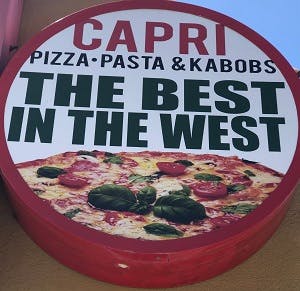 Capri Pizza - Pasta & Kabobs Logo
