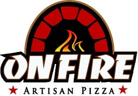 On Fire Pizza Logo