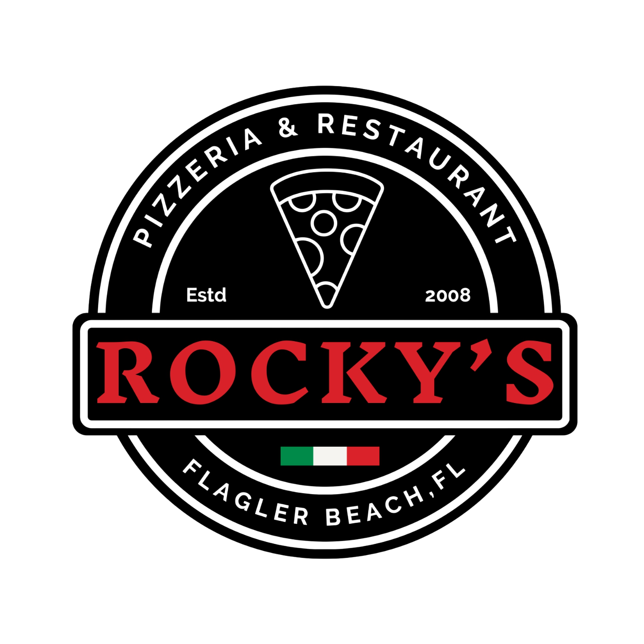 Rocky's Pizzeria & Restaurant logo