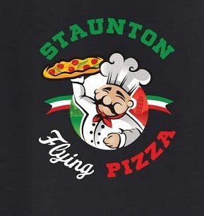 Staunton Flying Pizza Logo
