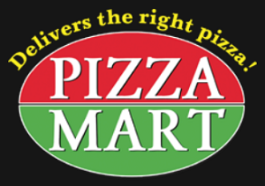 A Pizza Mart logo