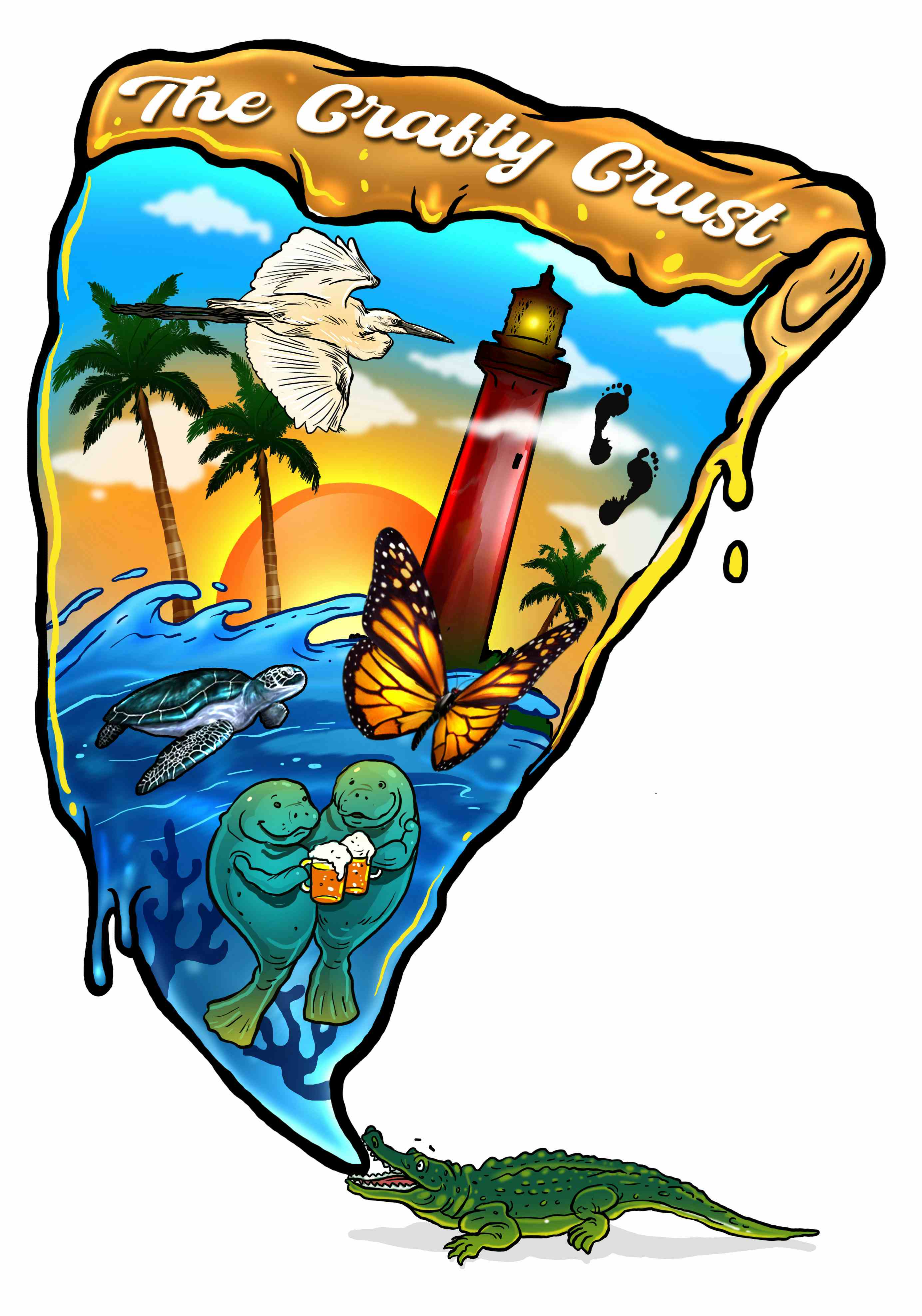 The Crafty Crust logo