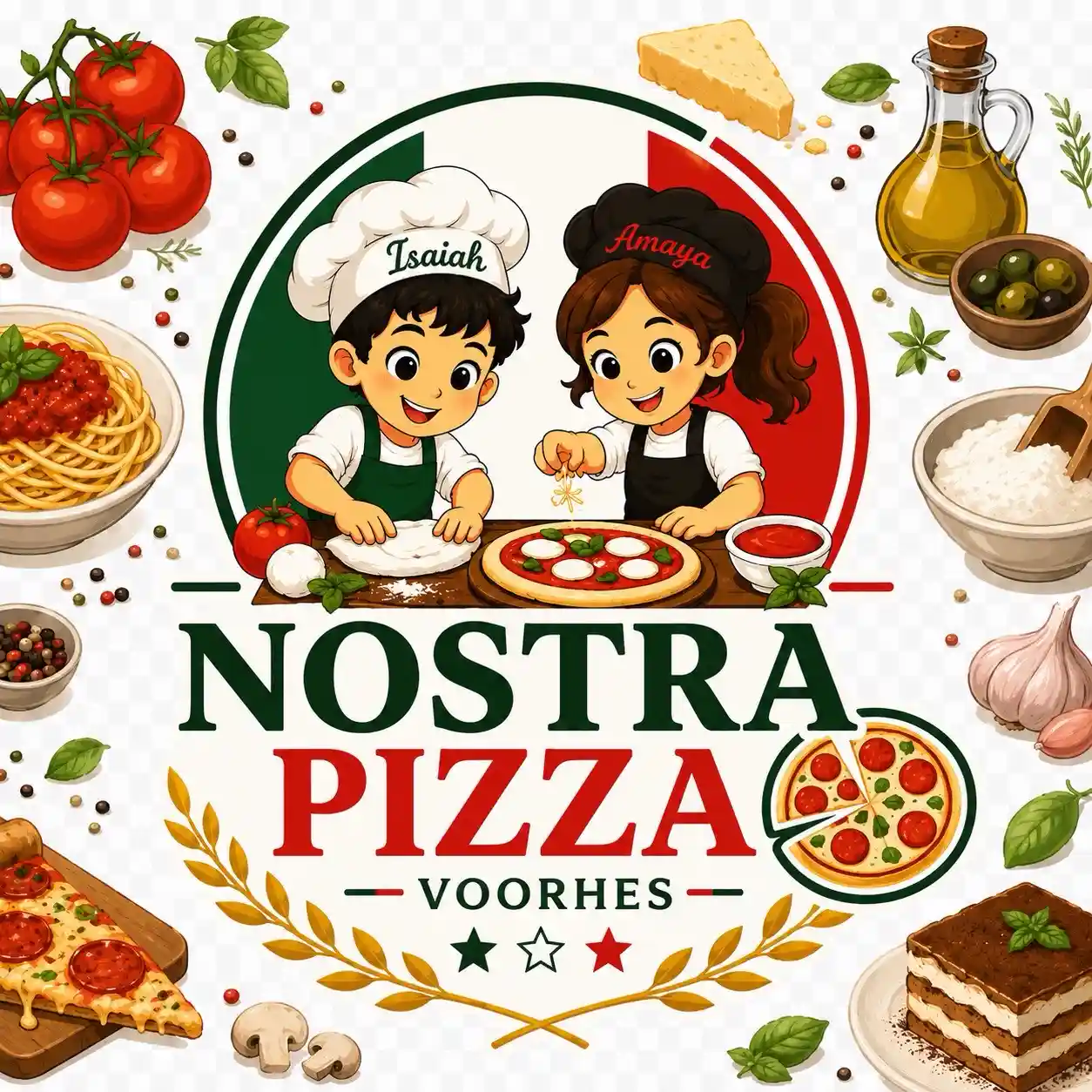 Nostra Pizza Voorhees logo